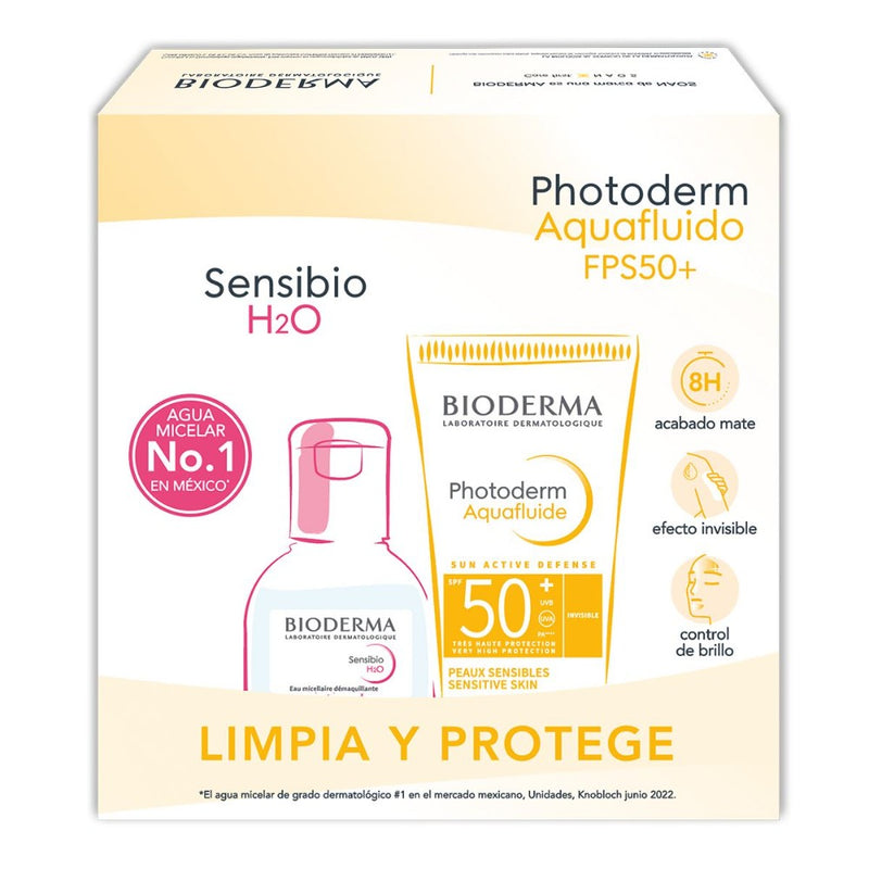 Kit Sensibio H2O 100ml + Photoderm Aquafluido 40ml