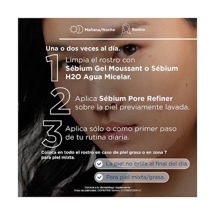 Bioderma Sébium Pore Refiner + Sébium Gel 200 ml Tubo