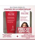 Cantabria Labs - Iraltone Kit Shampoo Fortificante 200ml. + Loción Anticaída 100ml.
