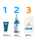 La Roche-Posay Kit Effaclar Ultra Serum 30 ml + Anthelios UV Air SPF 50+ 40 ml + Effaclar Gel Microexfoliante 15 ml