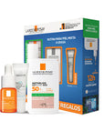 La Roche-Posay Kit Anthelios Fluido Oil Control con Color SPF 50+ 50 ml + Pure Vitamin C10 Serum 10 ml + Hyalu B5 Serum 5 ml