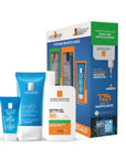 La Roche-Posay Kit Anthelios UVMune 400 Oil Control SPF50+ 50ml + Hyalu B5 Gel Matificante 40ml + Effaclar Gel Limpiador 15ml