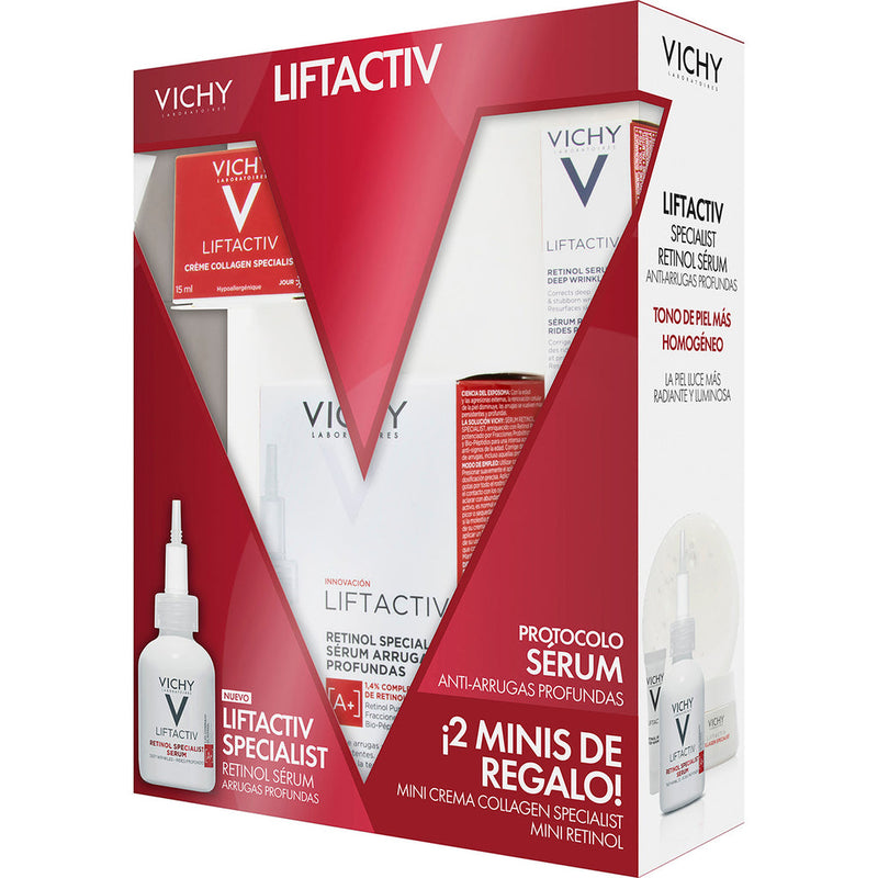 Kit Liftactiv Retinol Serum Arrugas Profundas 30ml + Liftactiv Cream Collagen