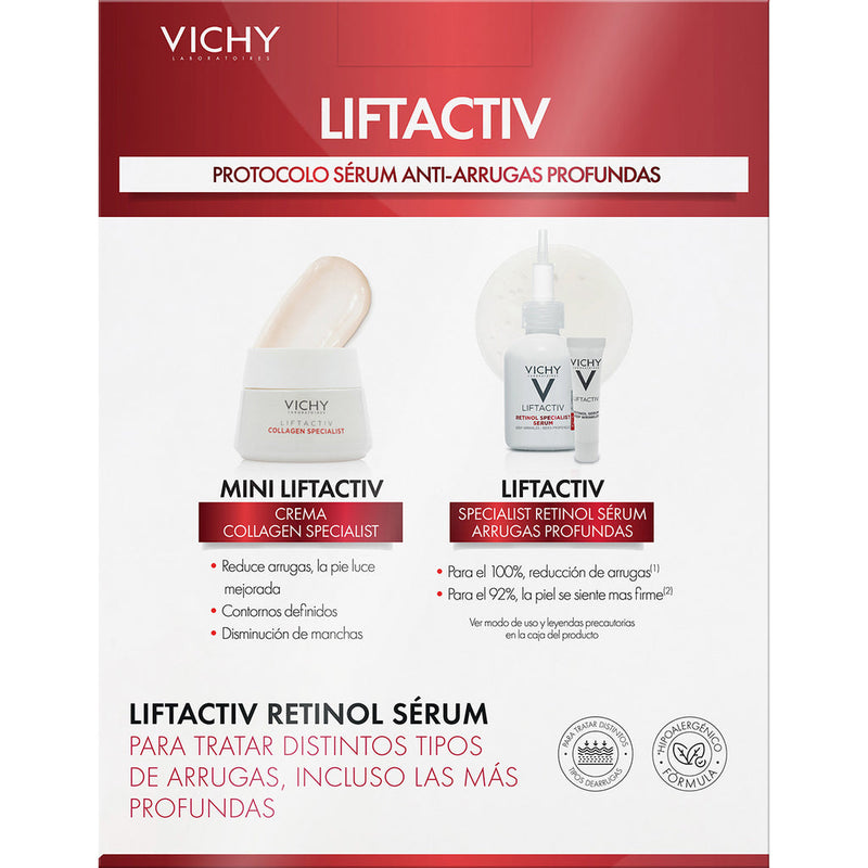 Kit Liftactiv Retinol Serum Arrugas Profundas 30ml + Liftactiv Cream Collagen