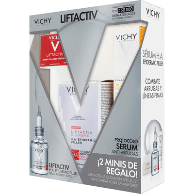 Kit-Liftactiv Supreme Epidermic Filler 30ml + Capital Solei Uv-Age Daily 15ml + Liftactiv Creme Collagen Specialist 15ml