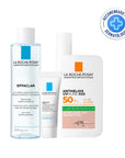 La Roche-Posay Kit Anthelios UV Mune 400 con Color 50ml + Effaclar Agua Micelar 50ml + Effaclar Sérum 3ml.