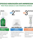 Vichy Kit Normaderm Probio-BHA Sérum 30ml. + Mineral 89 Crème Boost 15ml. + Capital Soleil Uv-Clear spf50+ 3ml.