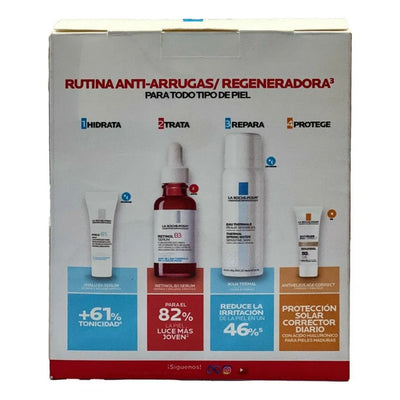 La Roche Posay - Kit Retinol B3 Sérum + Agua Micelar + Hyalu B5 + Anthelios Age Correct
