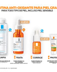 La Roche-Posay Kit Pure Vitamin C12 Oil Control Serum 30ml. + Agua Micelar 50ml. + Mini Serum 10ml.+ Anthelios UV Mune 50+ 3ml.
