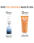 Vichy Kit Capital Soleil Crema SPF 50+ 300ml. + Agua Termal 150ml.