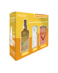 Vichy Kit Capital Soleil Agua de Protección Solar SPF50 200ml. + Capital Soleil UV-Age Daily SPF 50+ 40ml. + Identificador de Maleta