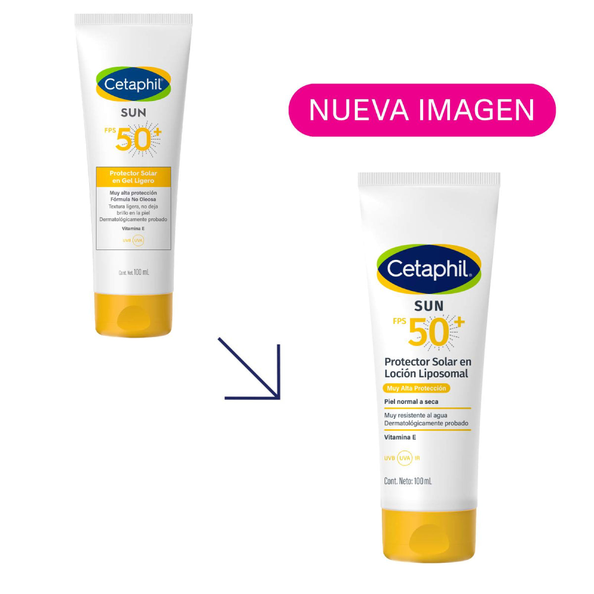 Cetaphil Sun Protector Solar FPS 50+ Loción Liposomal 100ml.