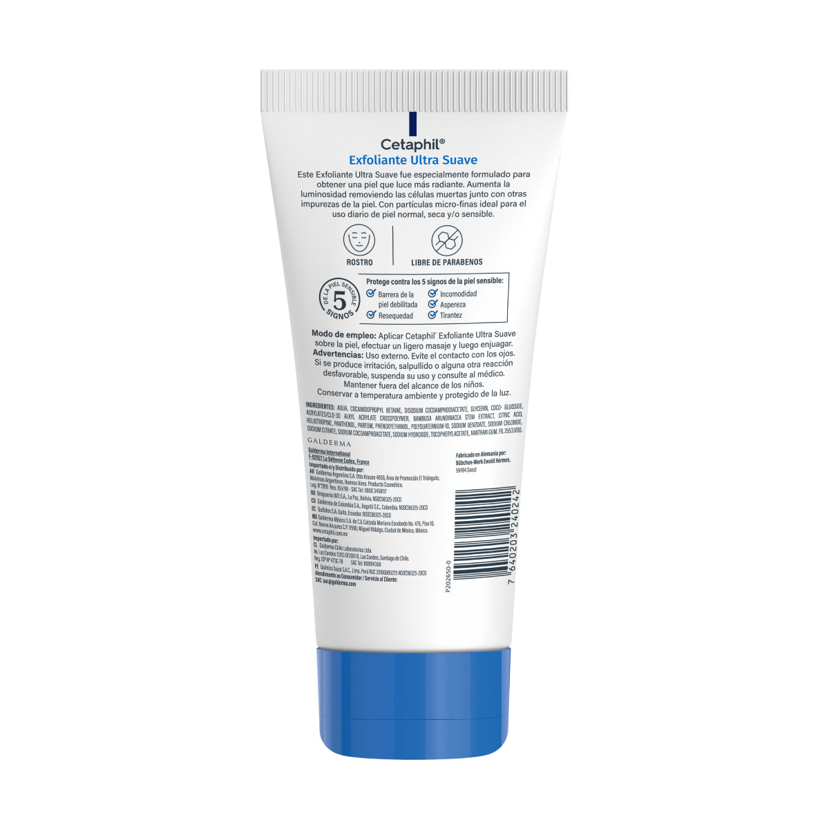 Cetaphil Exfoliante Facial Ultra Suave 178ml.