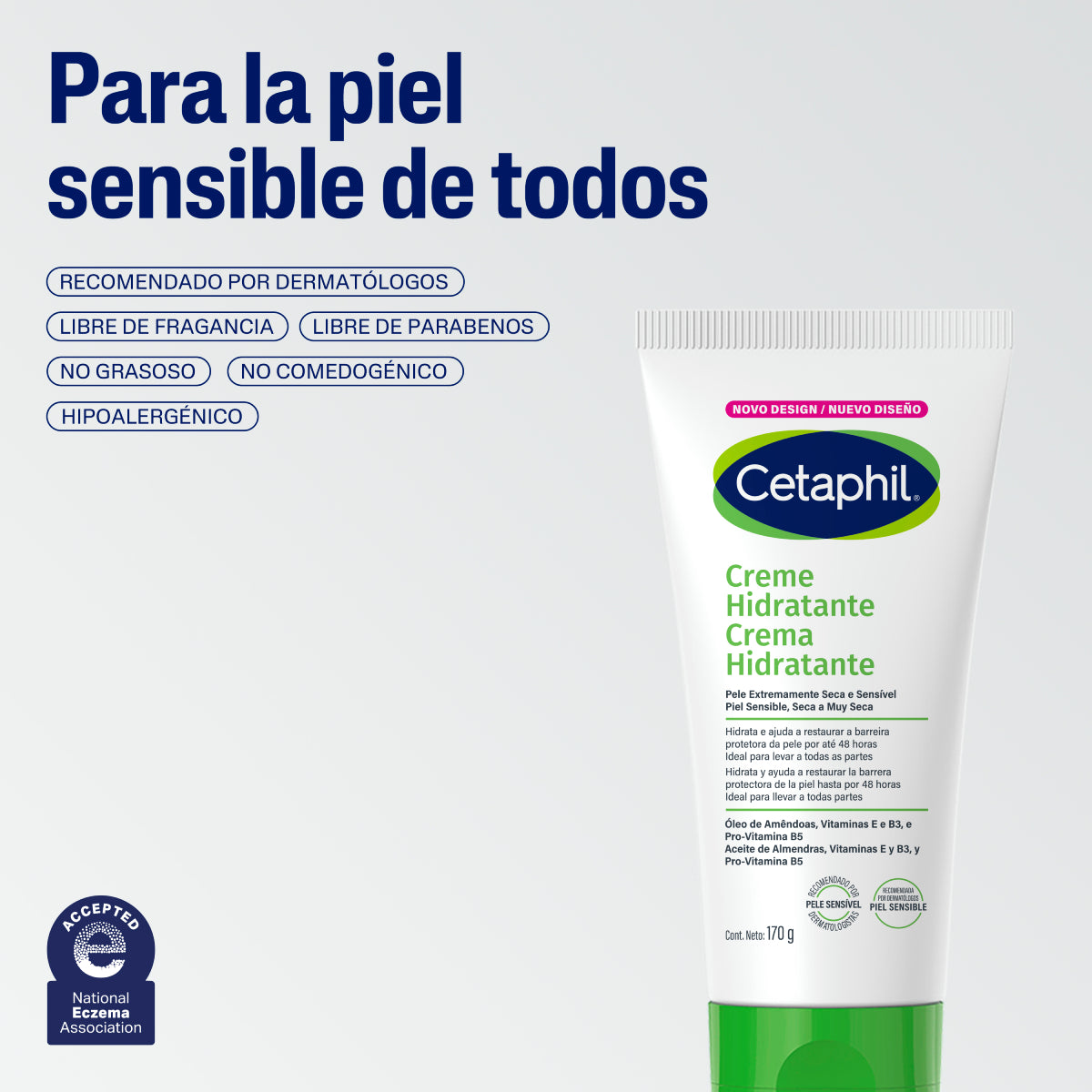 Cetaphil Crema Hidratante 170g.