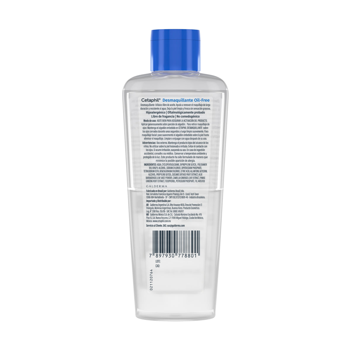 Cetaphil Desmaquillante Oil Free Bifásico 177ml.
