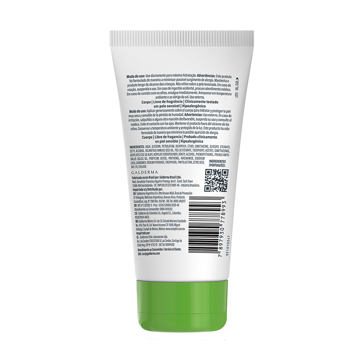 Cetaphil Crema Hidratante para Piel Seca y Sensible 50g.