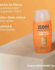 Isdin FP Fusion Water Magic Glow Fotoprotector Facial Iluminador SPF50 50ml.
