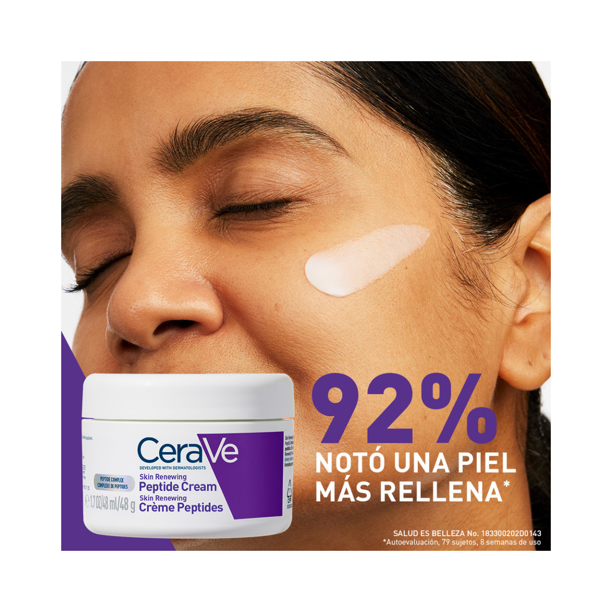 CeraVe Skin Renewing Crema De Noche Con Péptidos 48G.