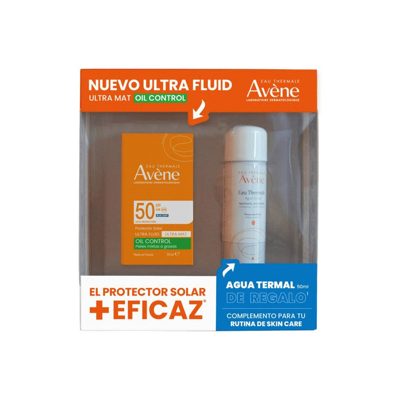 Kit-Ultra Fluid Oil Control Ultra Mat 50ml + Agua Termal 50ml