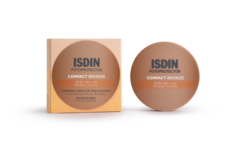 Isdin Compact Bronze Polvo Facial SPF50 Alta Protección 10g.