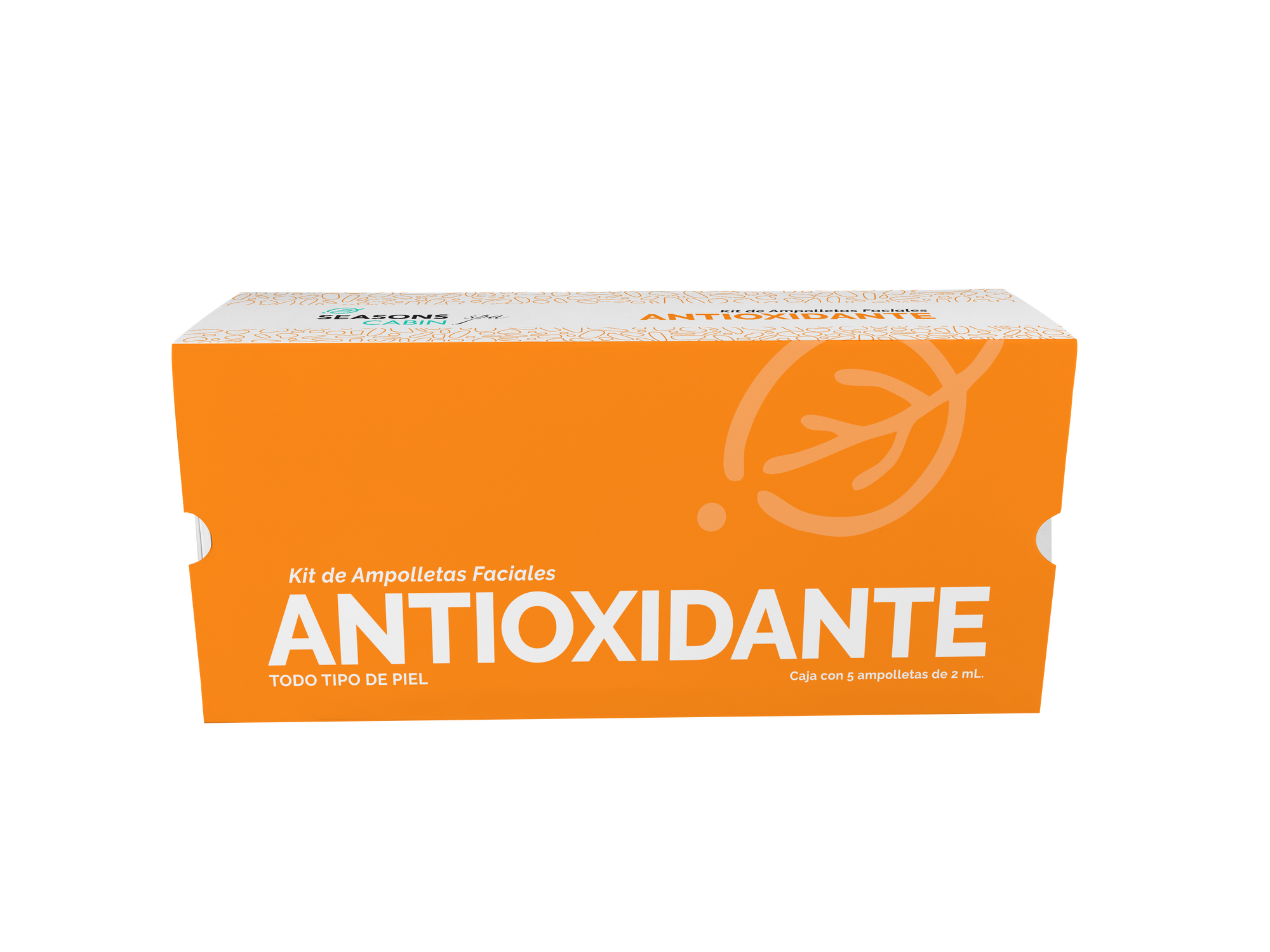 Season Love Your Skin Cabin Spa Ampolleta antioxidante 5 pzas (2ml c/u)