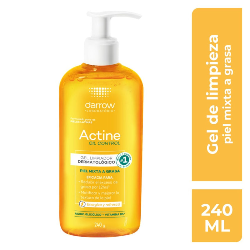 Darrow Actine Oil Control Gel Limpiador 240g