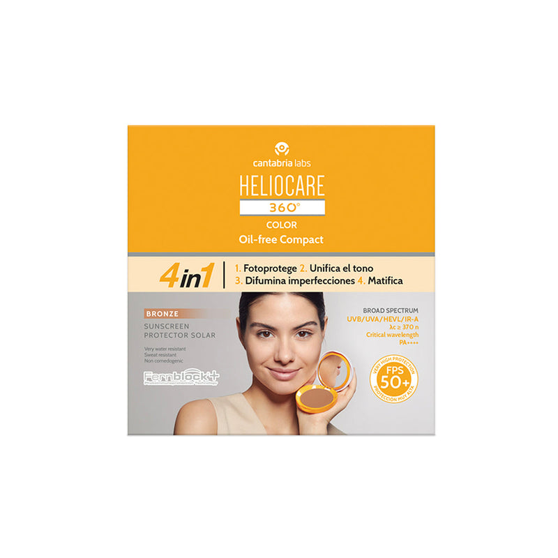 Heliocare 360° Color Compact Oil Free Bronze 10g