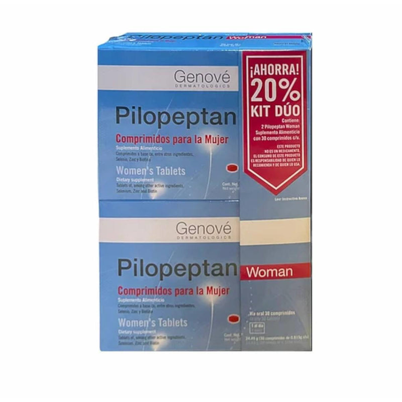 Kit Duo Pilopeptan Woman 30 Comprimidos - 2 Cajas