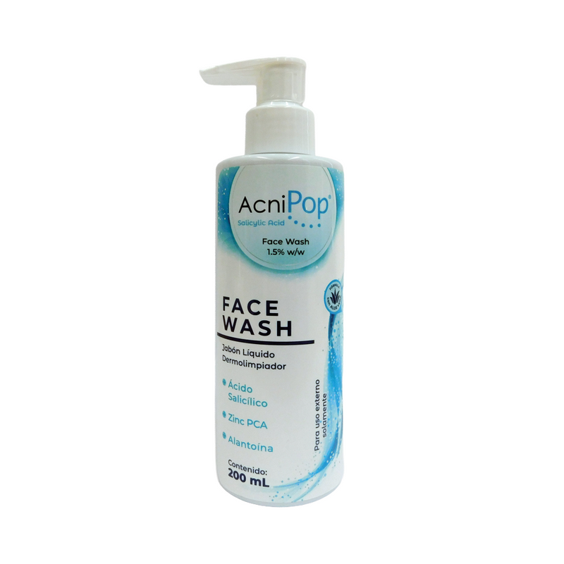 Acni Pop Face Wash Jabon Liquido Dermolimpiador 200ml. – Alicia ...