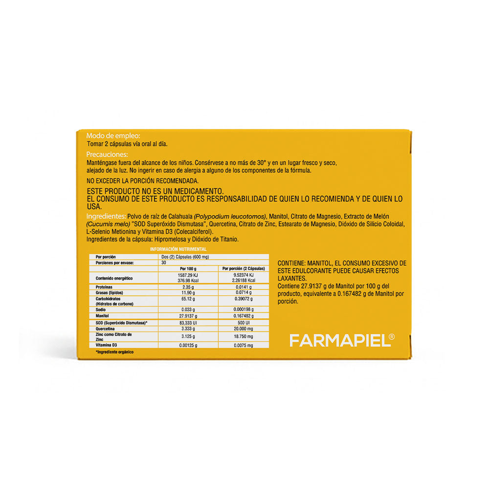 Farmapiel Sodimel V 60 Caps.