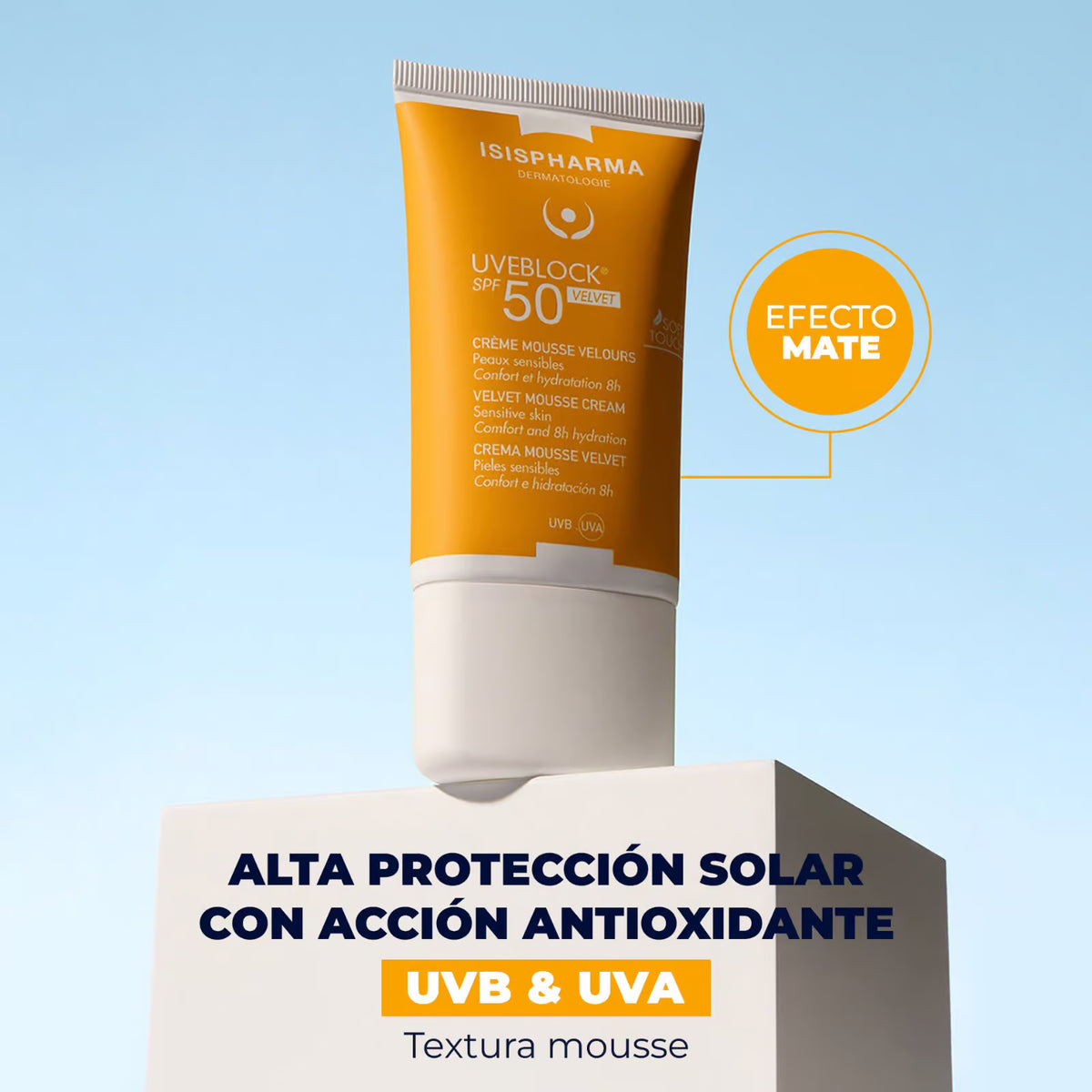 Isispharma Uveblock FPS50+ Velvet 40 ml