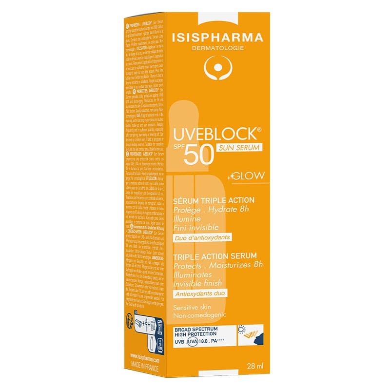 Isispharma Uveblock Sun Sérum Protector Solar FPS50+ Textura Ligera 28ml.