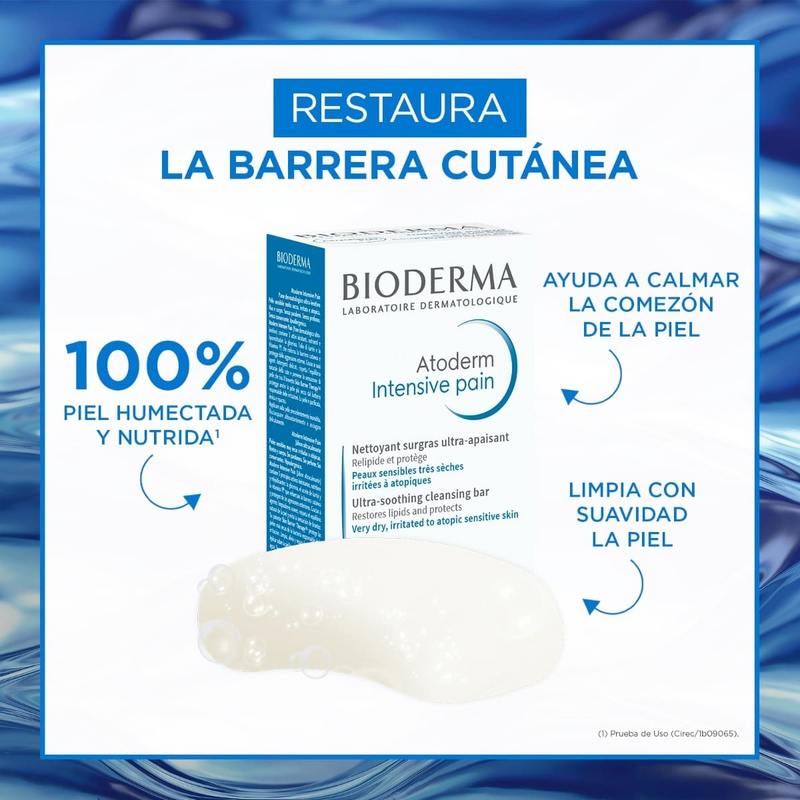 Bioderma Tripack Atoderm Barra Jabón Suave para Piel Seca.