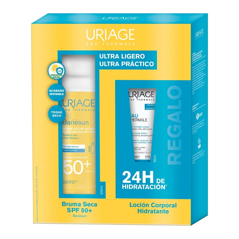 Uriage Kit Bariésun SPF50+ Bruma Seca 200ml. + Loción Corporal 50ml.