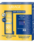 Uriage Kit Bariésun Fluido Antimanchas SPF50+ 40ml. + Age Absolu CR día 15ml.