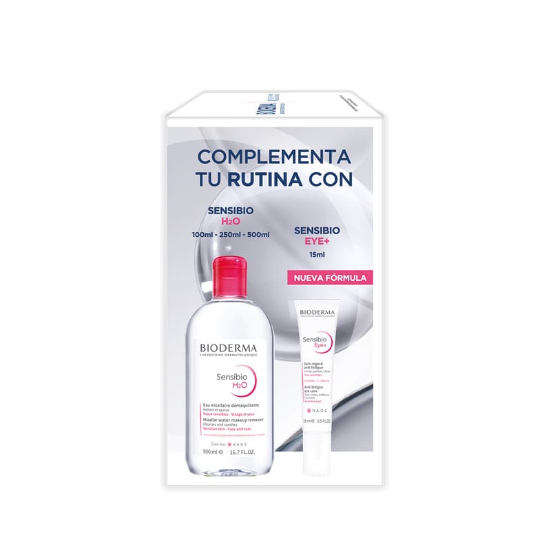 Bioderma Kit Sensibio Gel Moussant 100ml + Sensibio Devensive Serum 30ml.