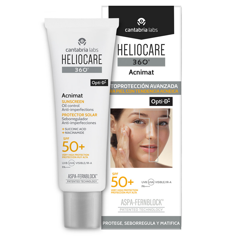 Cantabria Labs Heliocare 360° Acnimat Crema FPS50+ 50ml.