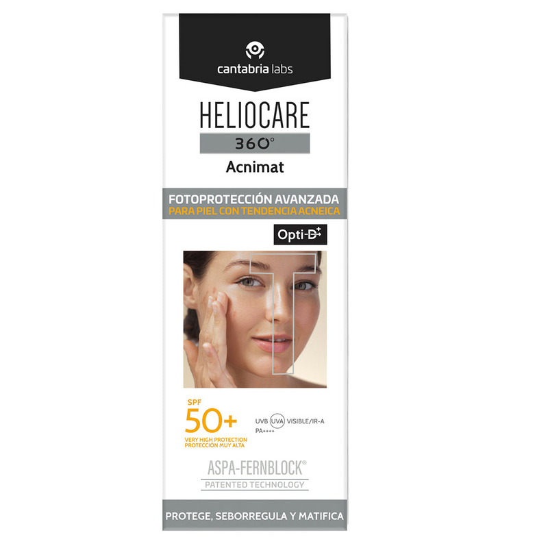 Cantabria Labs Heliocare 360° Acnimat Crema FPS50+ 50ml.