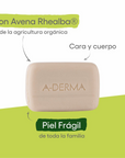A-Derma Dermopan Barra limpiadora para piel sensible 100gr.