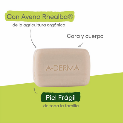 Aderma Dermopan Barra limpiadora para piel sensible 100gr.