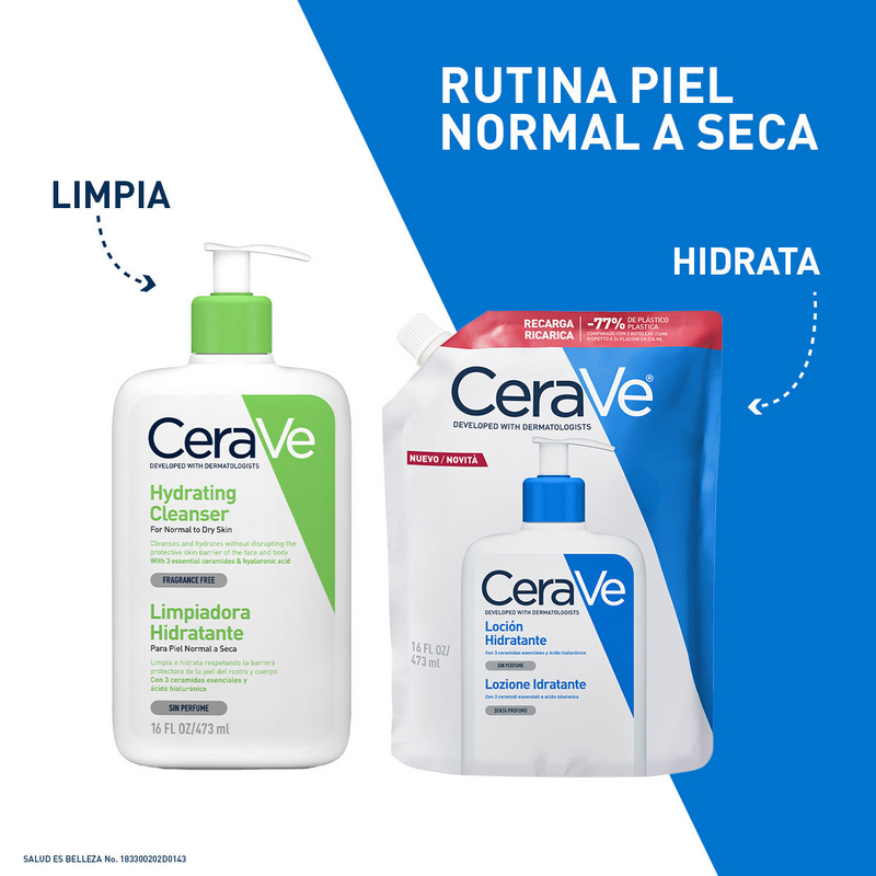 CeraVe Loción Hidratante Refill 473ml.