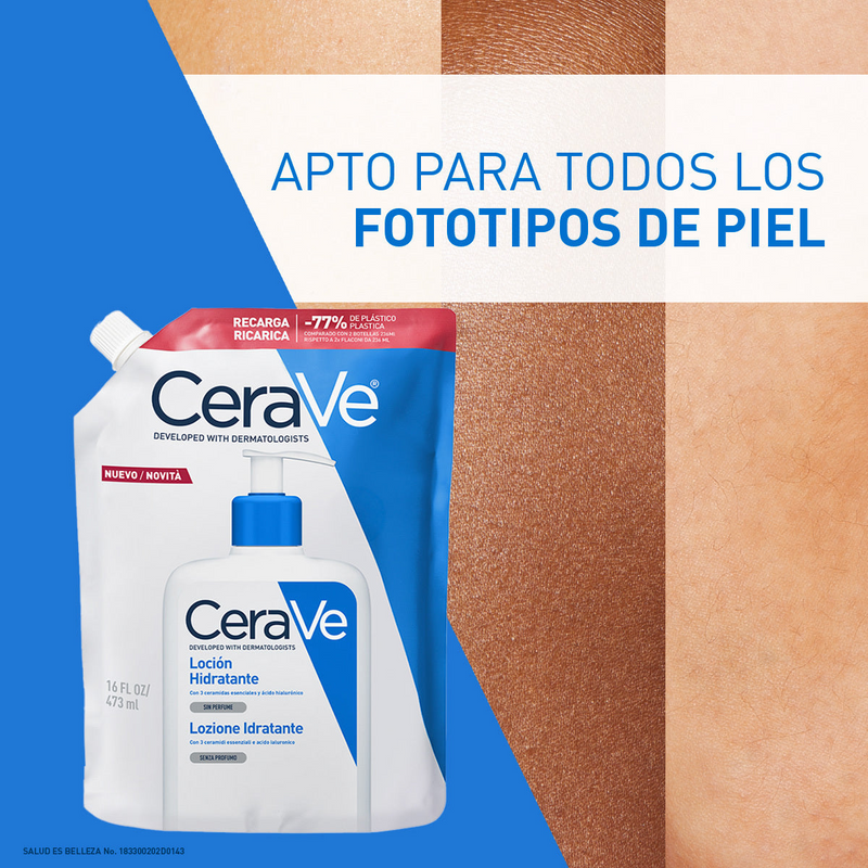 CeraVe Loción Hidratante Refill 473ml.