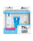 La Roche Posay - Kit Effaclar Duo+M 40ml + Effaclar gel limpiador +M 50ml + Anthelios UV mune 400 fps50+ oil control fluido 3ml