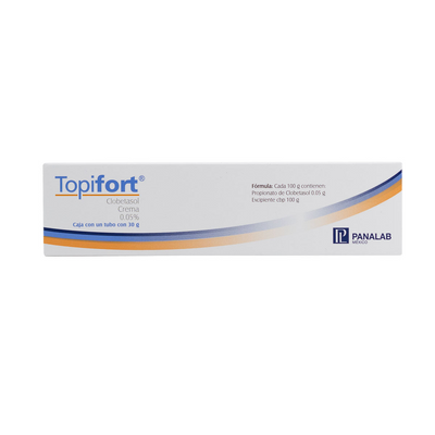 Panalab Topifort Crema Clobetasol 0.05% 30g.