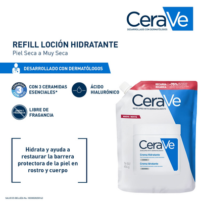 Cerave Crema Hidratante Refill 454ml.