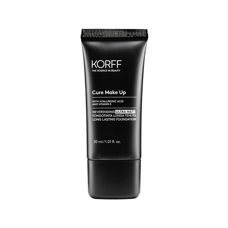 KORFF Cure Make Up Neverending Ultra Matt Larga Duración SPF30 - tono 02, 30ml.