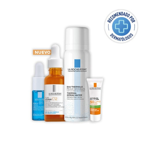 La Roche Posay - Kit Pure Vitamin C12 Serum 30ml. + Agua Termal 50ml. + Hyalu B3 Serum 10ml. + Anthelios UV Mune FPS50+ 3ml.