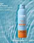 Isdin Protector Solar Transparent Spray Wet Skin SPF50 250ml.