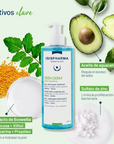 Isispharma Teen Derm Gel Sensitive limpiador suave 400ml.