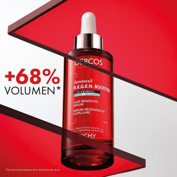 Vichy Dercos Regen Serum Fortalecedor Capilar Anticaída 90ml.